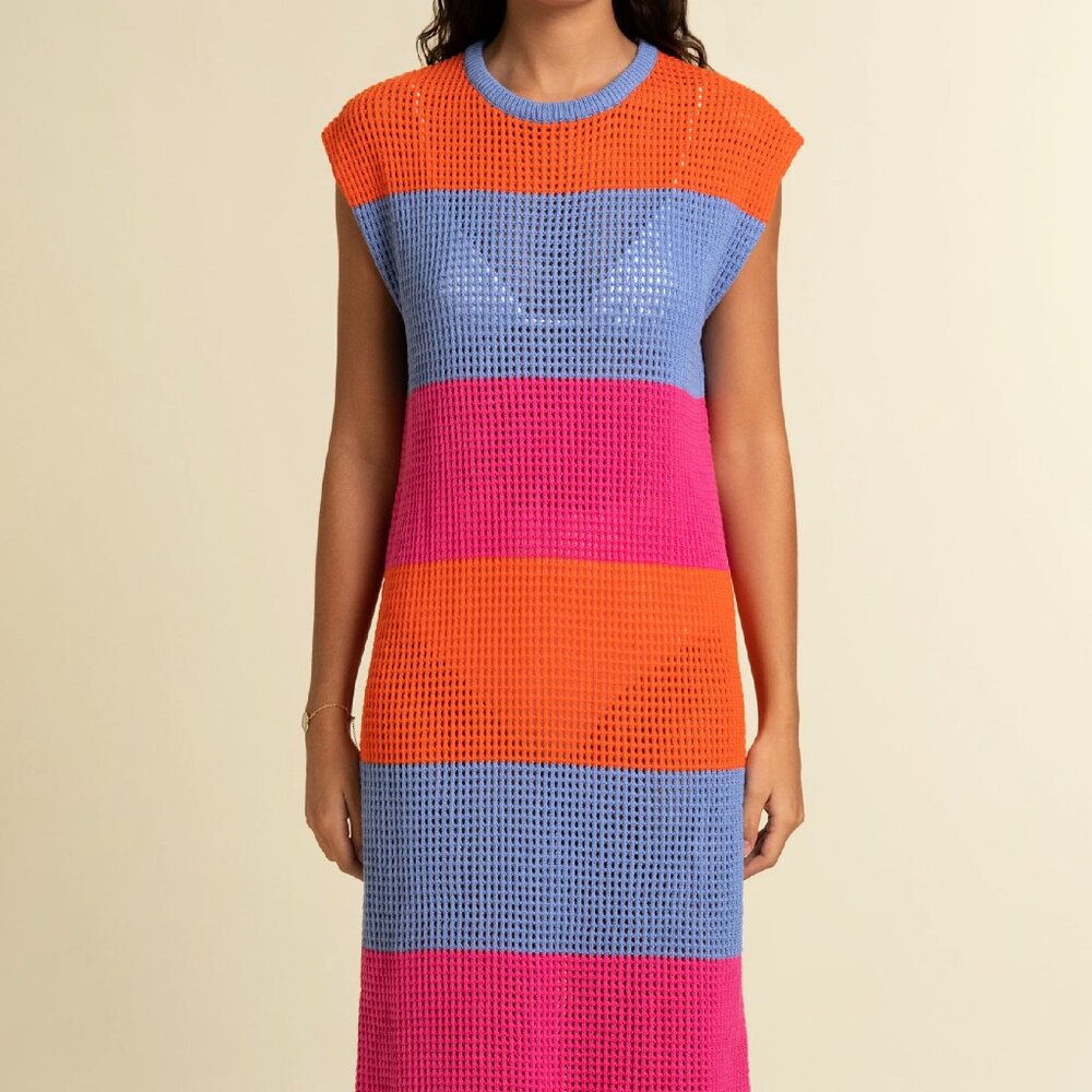 "Aube" Knit Coverup Dress